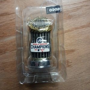 Atlanta Braves FOCO 2021 World Series Champions 3" x 6" Resin Trophy Ornament